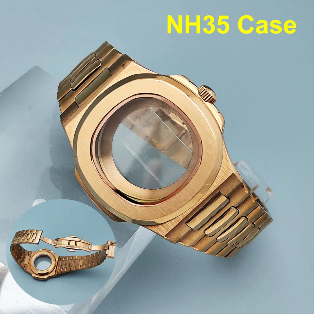 

Новый корпус NH35, корпус из сапфирового стекла, мужские часы, корпус 40 мм, подходит для NH35, аксессуары для часов, инструмент для ремонта