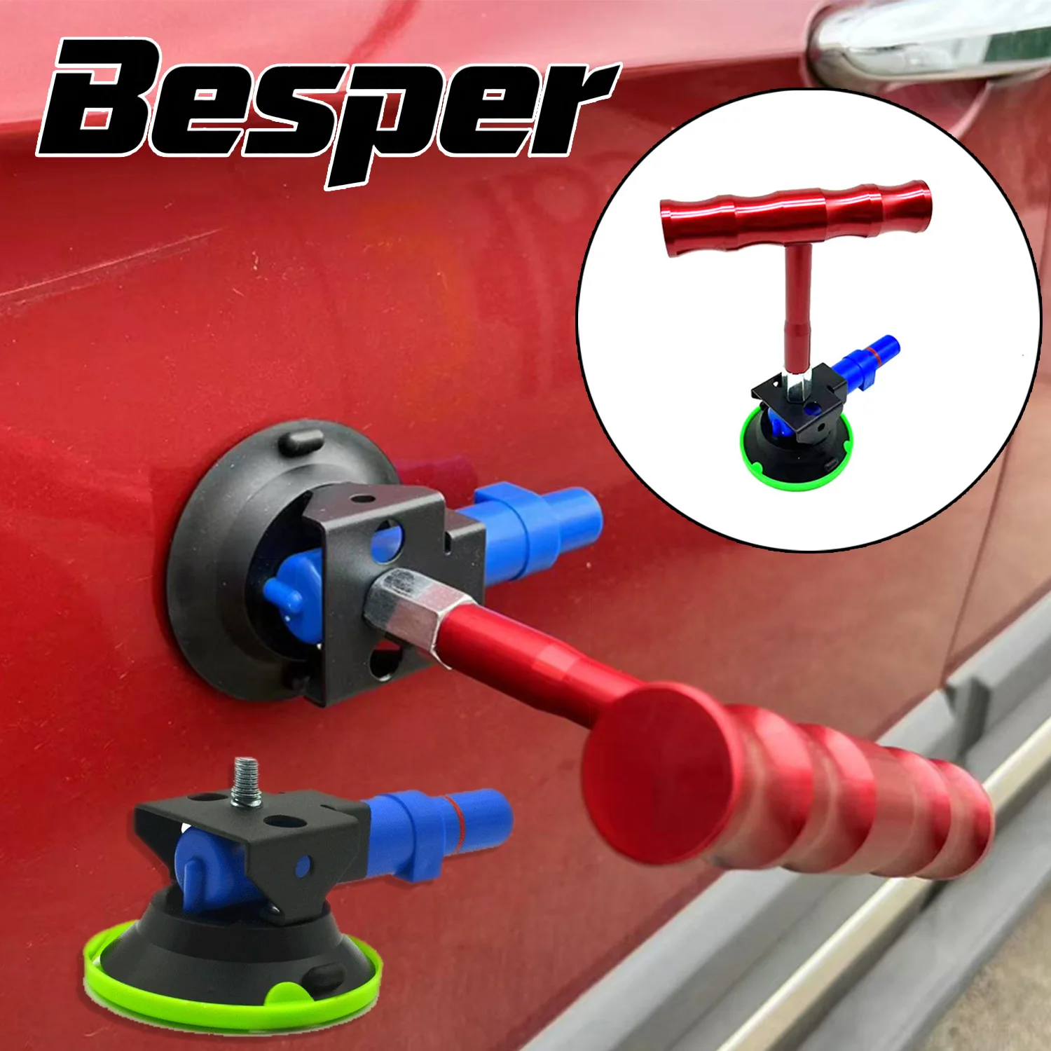 

Мощная вакуумная присоска, инструмент для автоматического удаления вмятин, модернизированная Т-образная ручка, автомобильный вмятин, без покраски, ремонт для кузова, града, вмятин, дверные вмятин