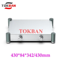 Tokban Audio 4307P 430*84*342/430mm Aluminum Vacuum Tube Amplifier Chassis Enclosure DIy HIFI Preamplifier Case Shell