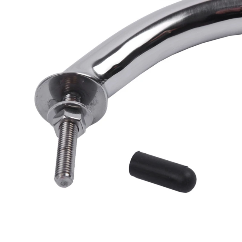 QM82 Marine Deck Handrail 6/8/12inch Stainless Steel Grip Handle Quick Fixing used for Safe & Stylish Boating Experience