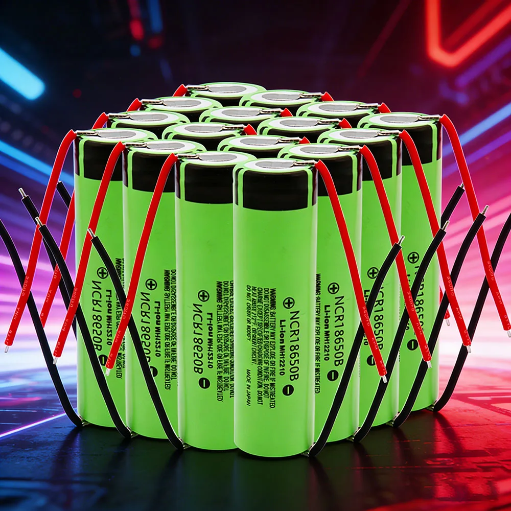 

3400mah lithium battery 18650B 3400mah suitable for flashlight battery+DIY wire assembly 3.7V 18650 battery