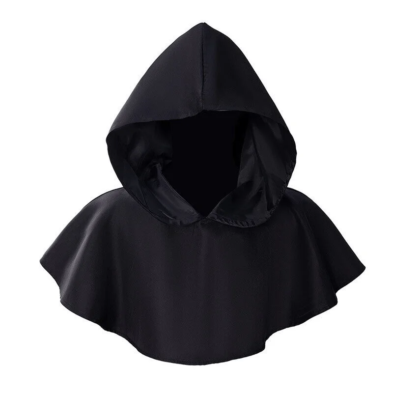 Medieval loween Hooded Cloak Stage Outdoor Costume Cosplay Outfit Photoaphy Polyester Material Spring Season 2024