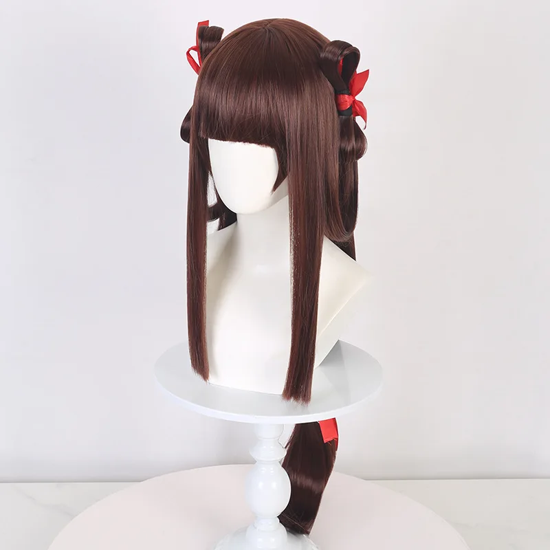 Honor Of Kings Xi Shi 新シーズンスキンコスプレウィッグ Linglong Zhenwei ミディアムレングスウィッグ