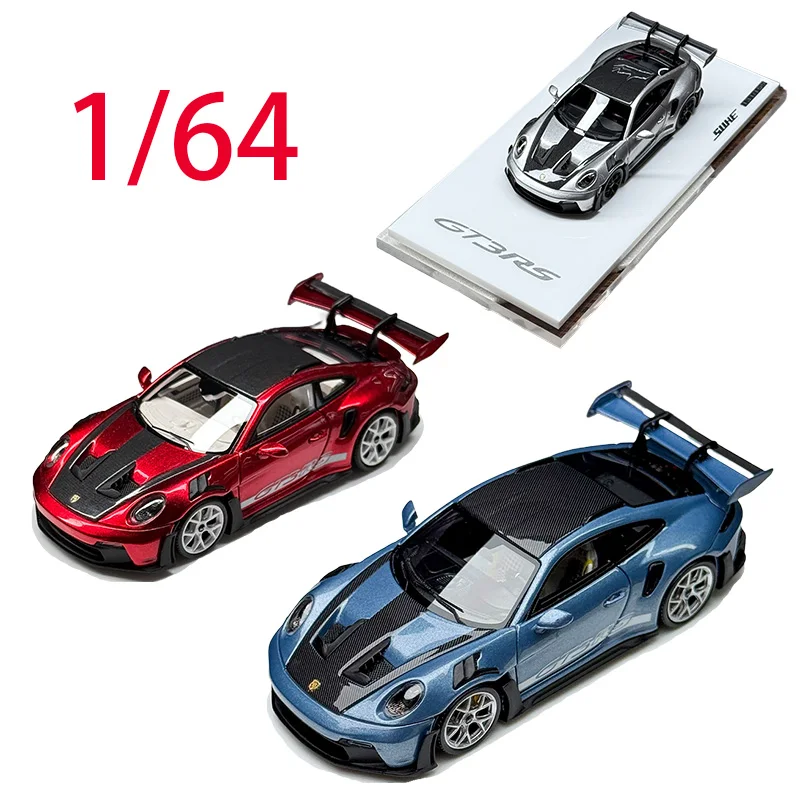 

SUHE Diecast 1/64 Scale Porsche Resin Car Model Porsche 992 GT3RS Play Vehicles Toys for Boys Original Box Collection