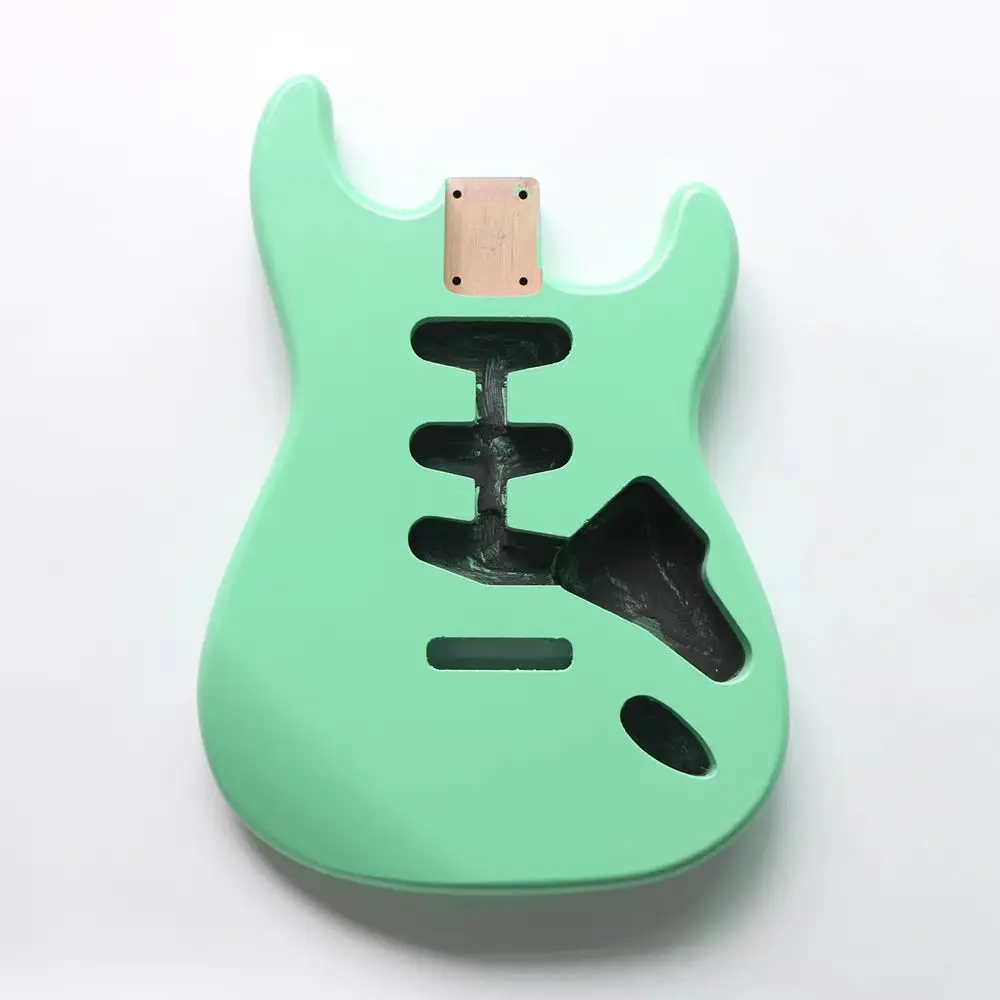 Alder surf green Strat electric guitar body DIY assembly body single semi-finished alder wood