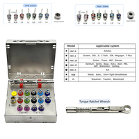 Professional Dental Implant Torque Kit with Ratchet Wrench & Screwdriver Universal Implantology Prosthetic Tools for Dentists