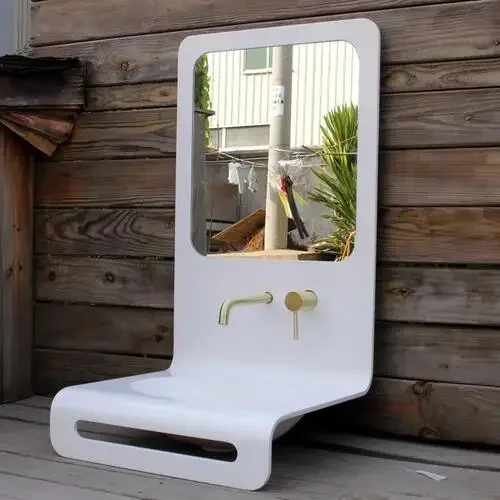 Настенный металлический умывальник для ванной комнаты, настенный умывальник из нержавеющей стали, настенный умывальник в стиле ретро, бассейн