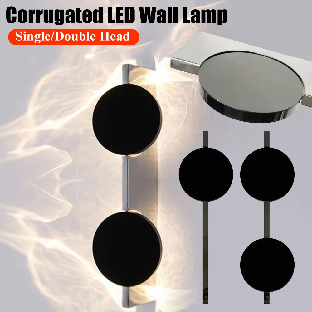 

Настенный светильник «Водная рябь», современный светильник для веранды, атмосферные настенные бра, креативные поворотные настенные светильники для декора спальни и прихожей