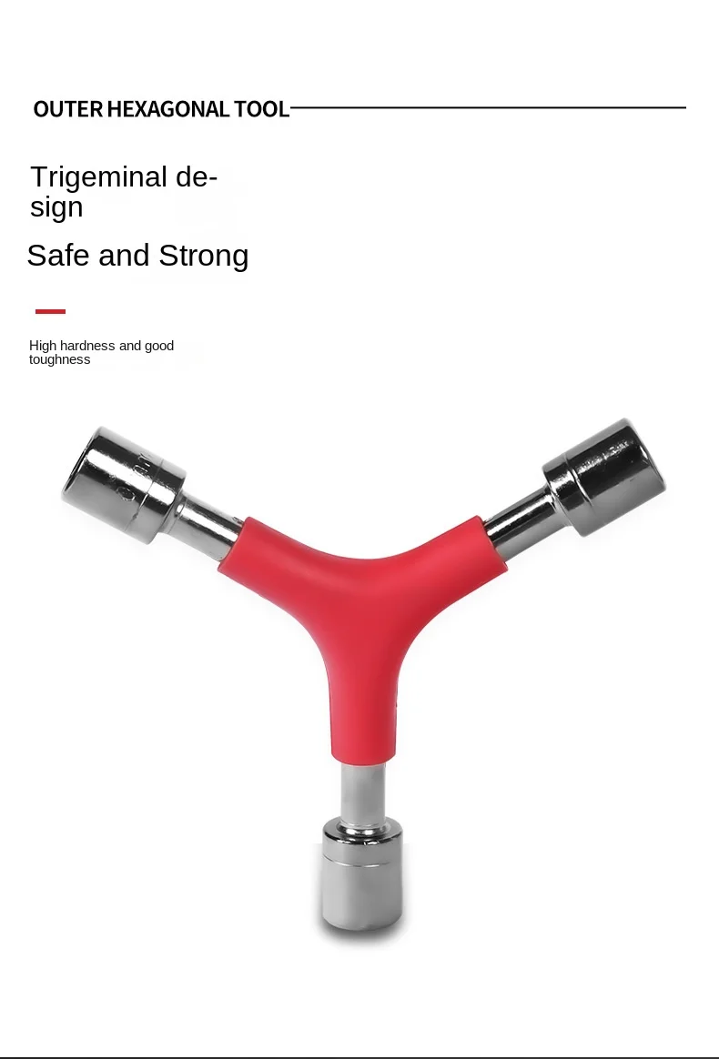 1pc Y Form Fahrrad Inbusschlüssel Innensechskantschlüssel 8mm 9mm 10mm MTB Straße Fahrrad Radfahren inbusschlüssel Werkzeuge – Detail 4