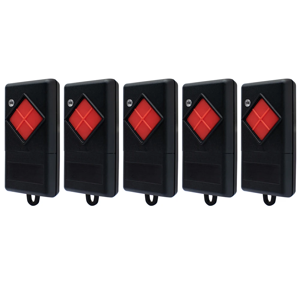 5pcs Dickert MAHS40 MAHS40-01 MAHS40-04 Gate Controller Garage Door Remote Control 40.685MHz Red Button Keyfob