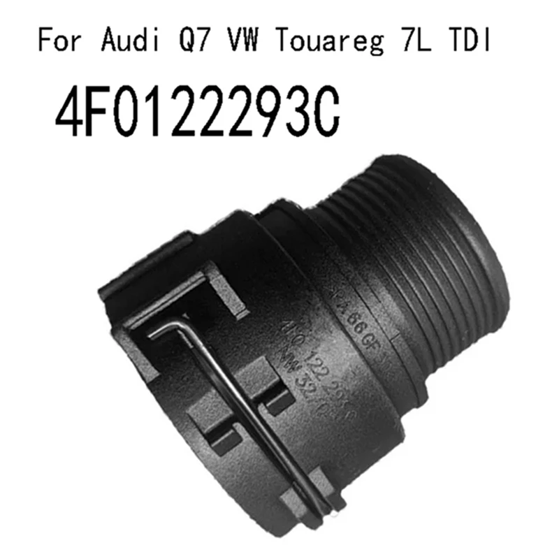 

New Car Cooling Water Hose Connector Upper Pipe Radiator Adapter For Q7 VW Touareg 7L TDI 4F0122293C