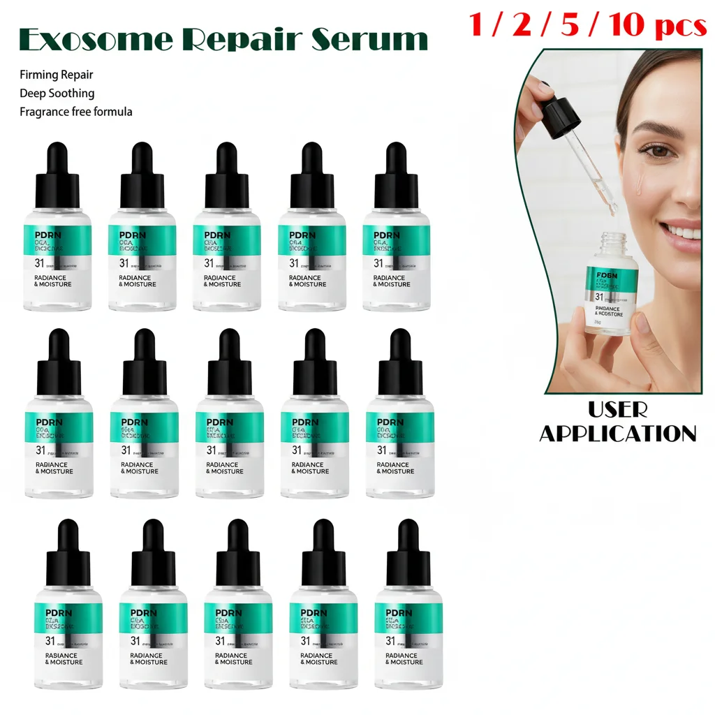 30ml Ceramide Essence PDRN CICA Exosome Moisturizing Centella Asiatica Exocrine Skin Care Essence for Hydrated & Soothing Skin