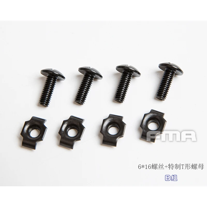 FMA – Tornillos riel casco caza juego pernos tuercas - imagen 4
