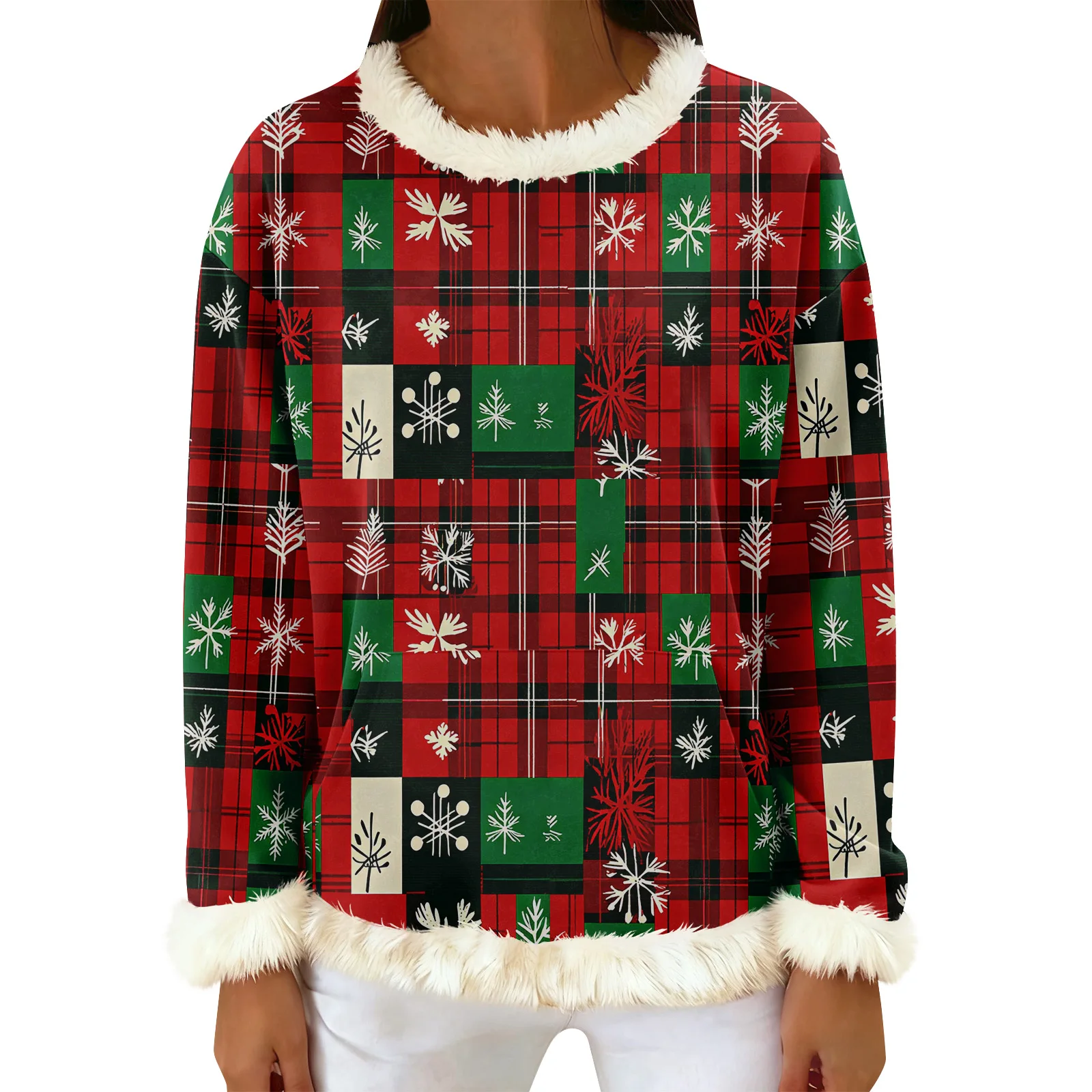 المرأة عارضة أزياء طباعة طويلة الأكمام مقنعين البلوز أعلى امرأة الملابس الشتوية ملابس امرأة قمم للمرأة