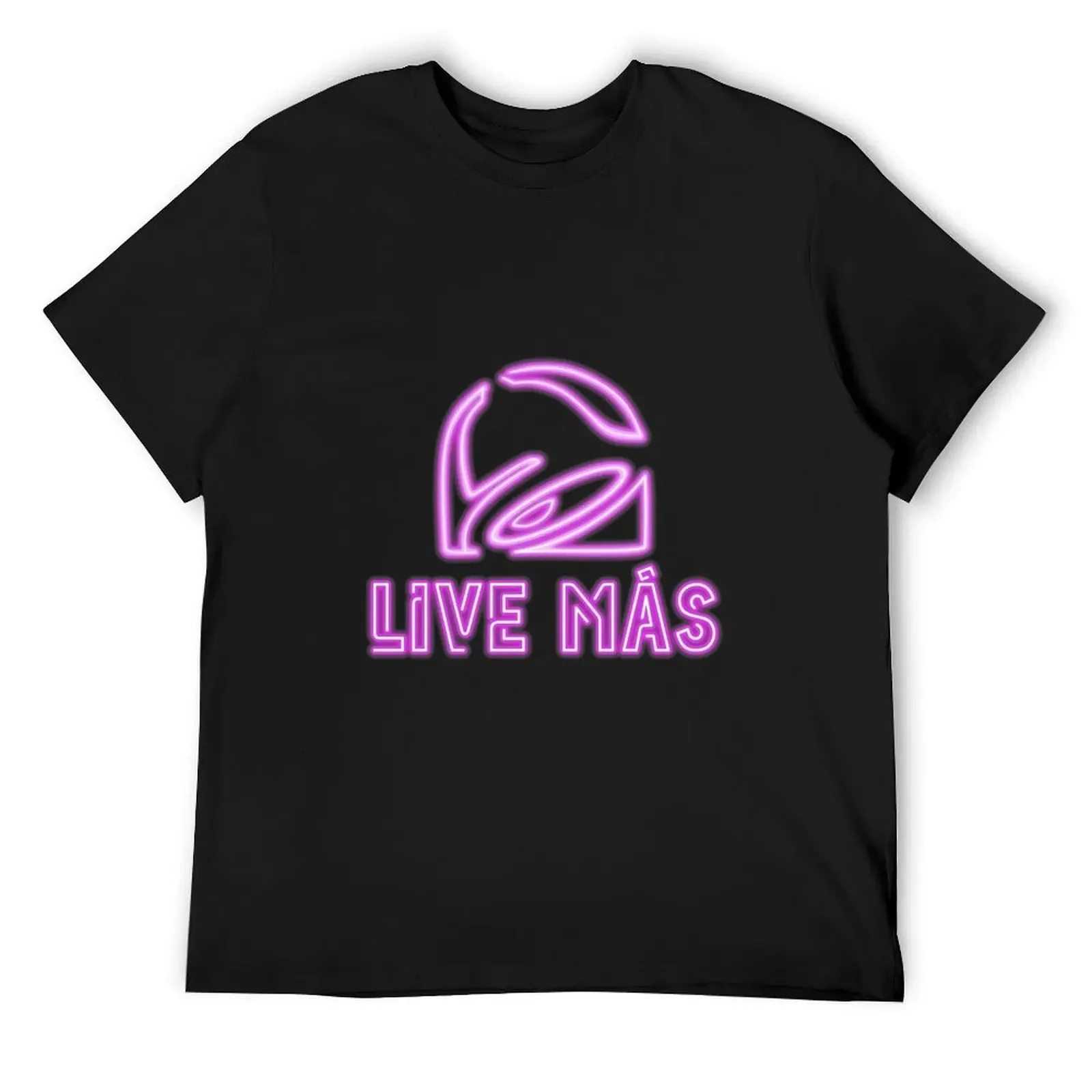 

NEON LIVE MáS T-Shirt funny meme t-shirts Aesthetic clothing vintage t shirts t shirts for men graphic