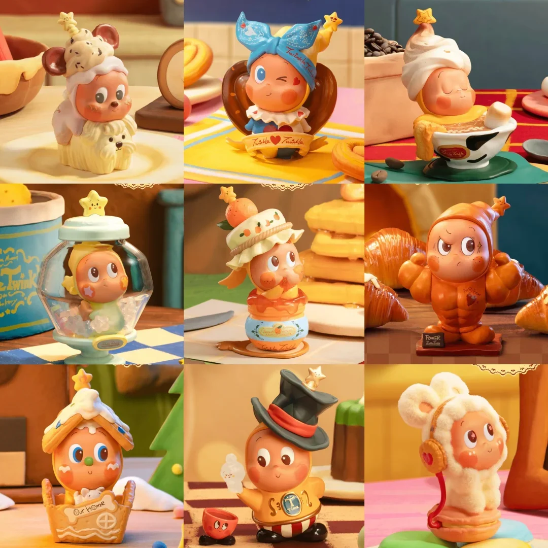 

Pop Mart Star People Delicious Moment Series Слепая коробка Настольные фигурки Модные игрушки Аниме Фигурка Модель Кукла Mystery Box Милая кукла