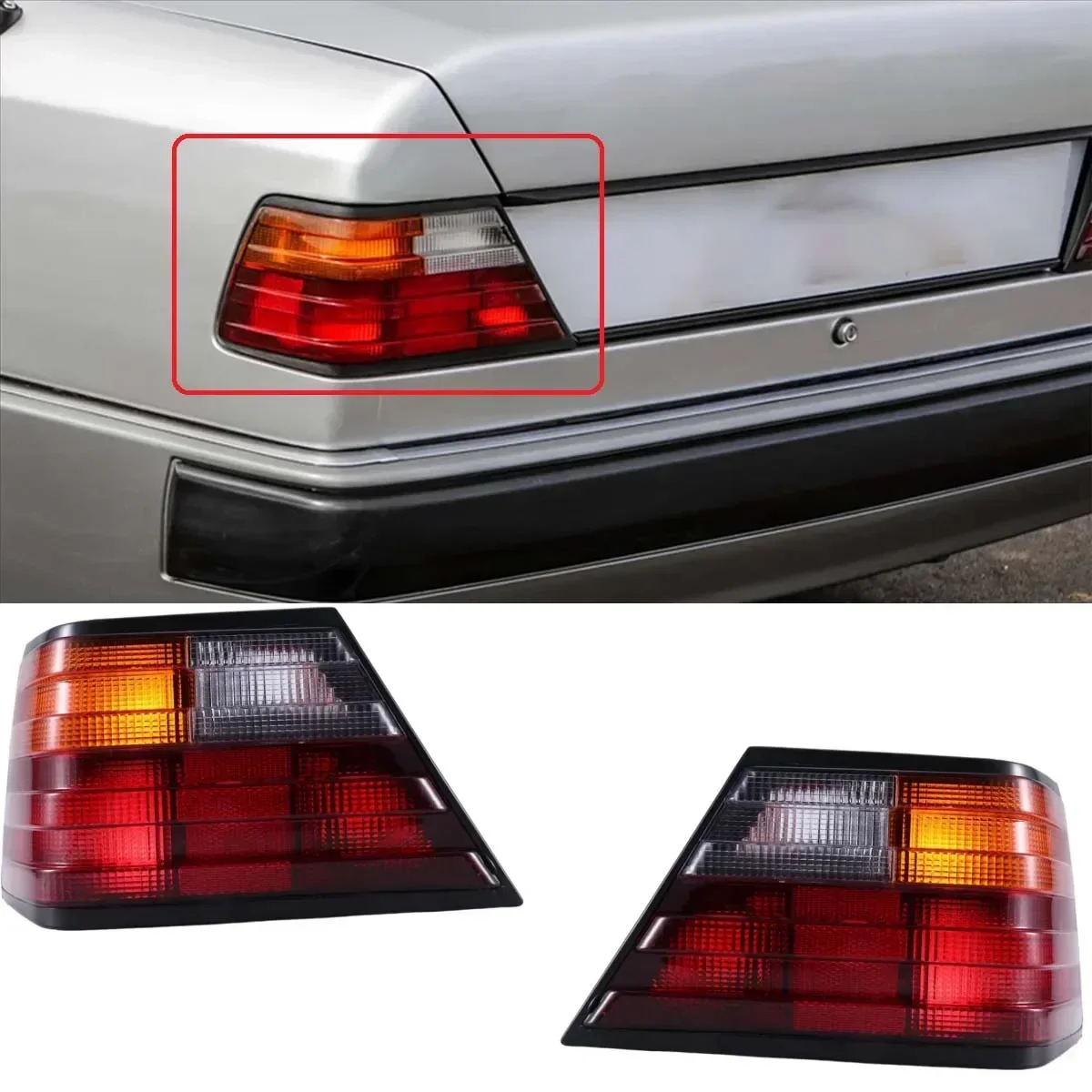 

Rear Stop Tail Light Brake Light Lamp for Mercedes Benz E Class W124 1985-1996 Car Replacement Parts