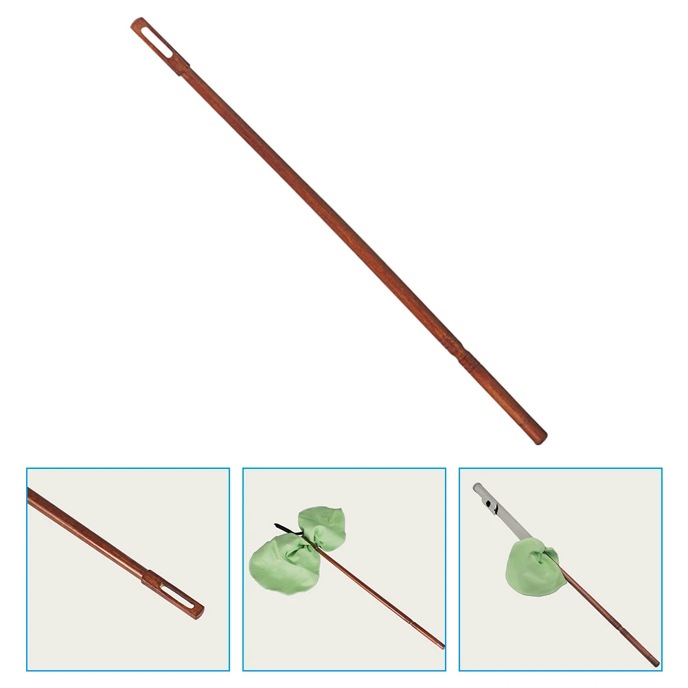 

Flute Cleaning Rod Wood Durable Scratch-Free Cleaning Tool Wind Instrument Maintenance for Flute Clarinet Saxophone
