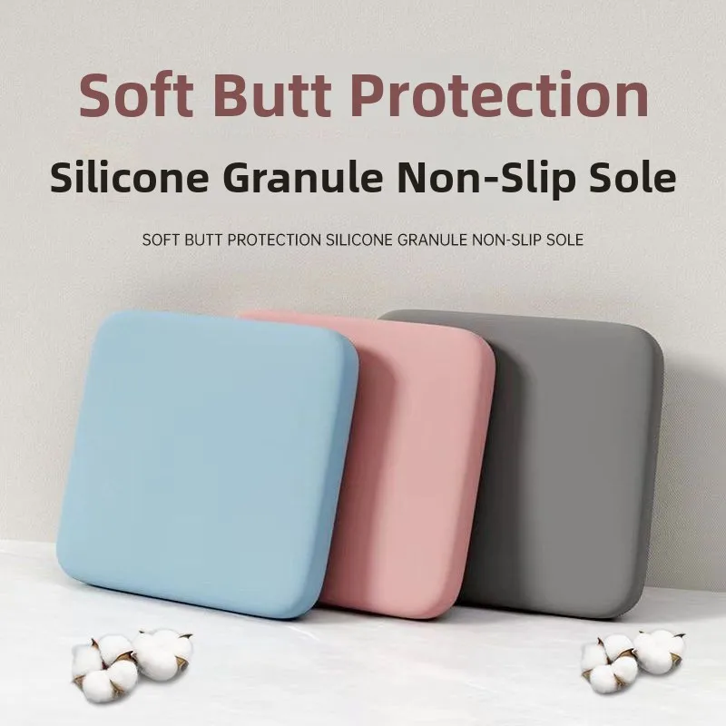 

Thiened Memory Foam Cuion Office Chair Pad Student Stool Dining Chair Padded Assorted Colors Durable Home Textile