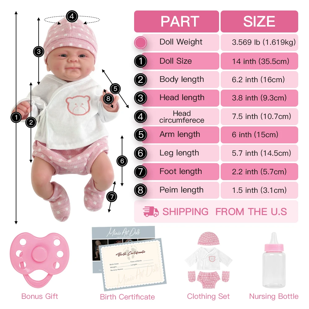 Bébé Réaliste 51cm Vinyle Poupée Reborn Fille Afro-Américaine – Bébé Réaliste Peau Foncée 51 Cm (Neuve