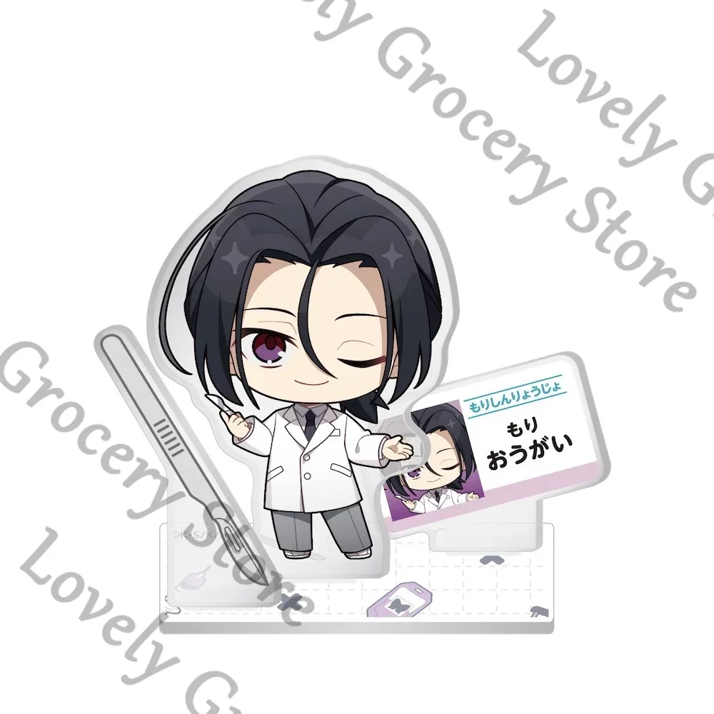 Anime Bungo Stray Dogs Q Dazai Osamu Nakahara Chuya Elise Mori Ogai Cosplay Cartoon Acrylic Standing Sign Stand Figure Fans Gift - view 2
