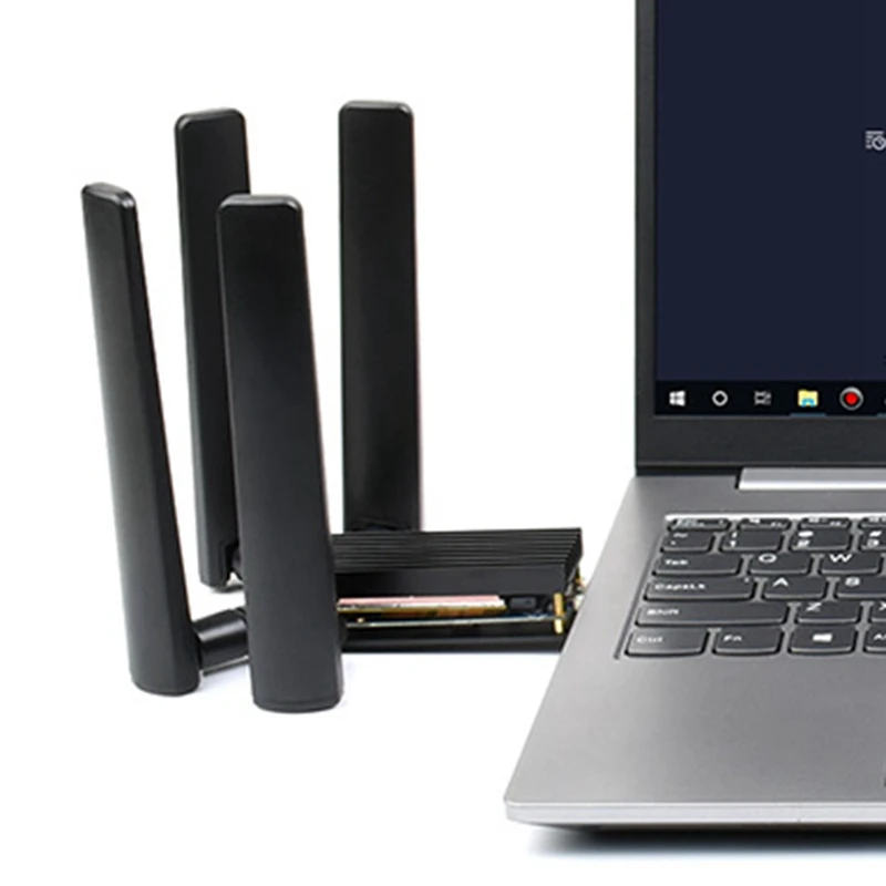 5G DONGLE Module Replacement Spare Parts 4 Antennas USB3.1 Port Aluminum Alloy Heatsink M.2 Key B Interface