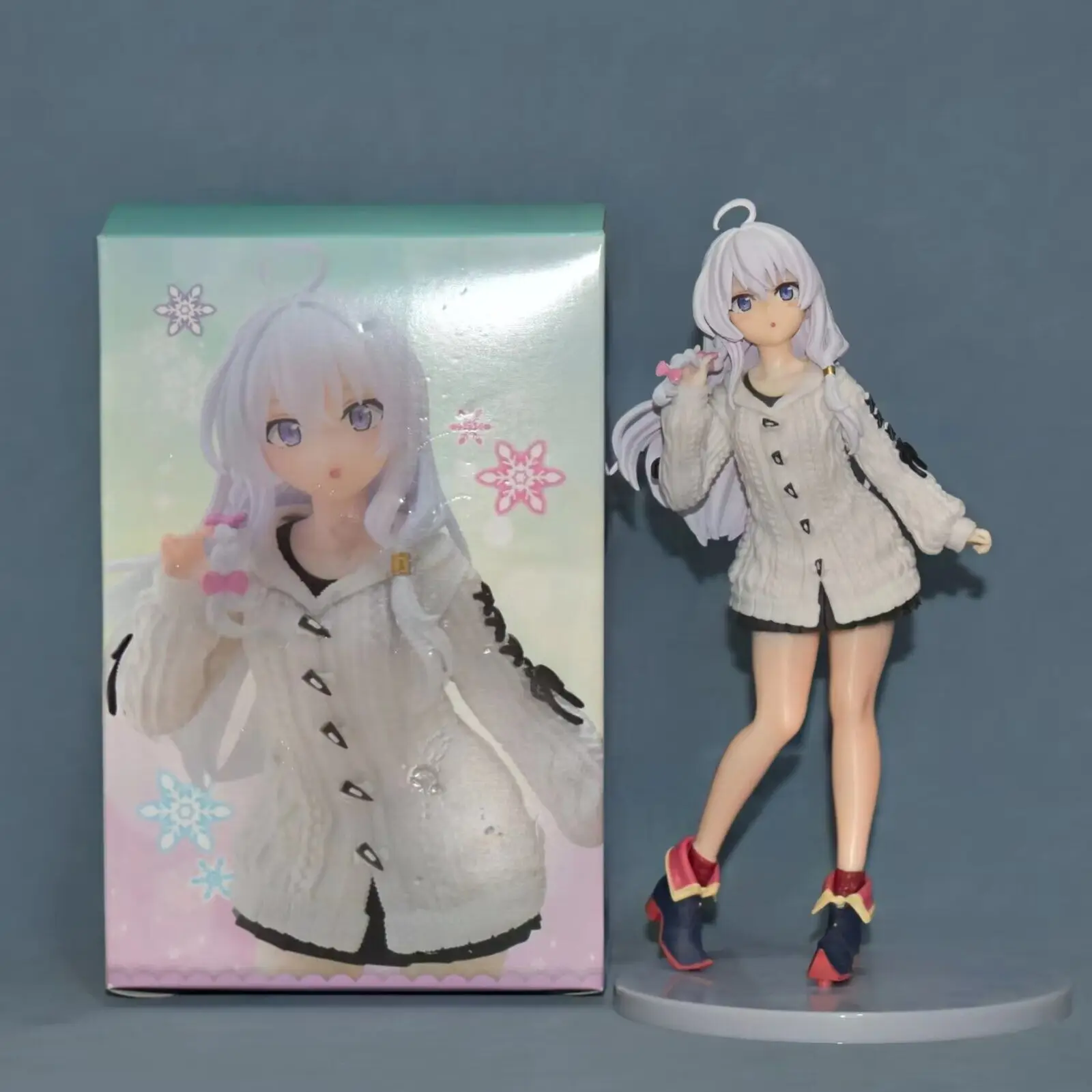 Wandering Witch Action Figure: Elaina in Sweater Casual Outfit Anime Model Display Toy