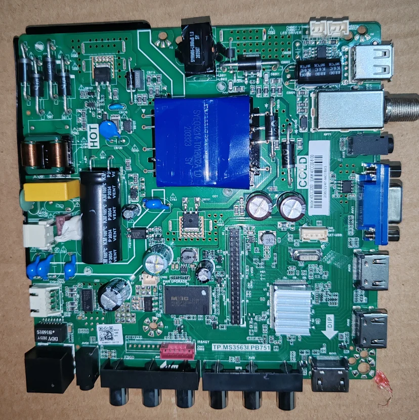 TP.MS3663I.PB751 Three-in-one TV motherboard for 1920x1080   43STC3200   75w 560ma
