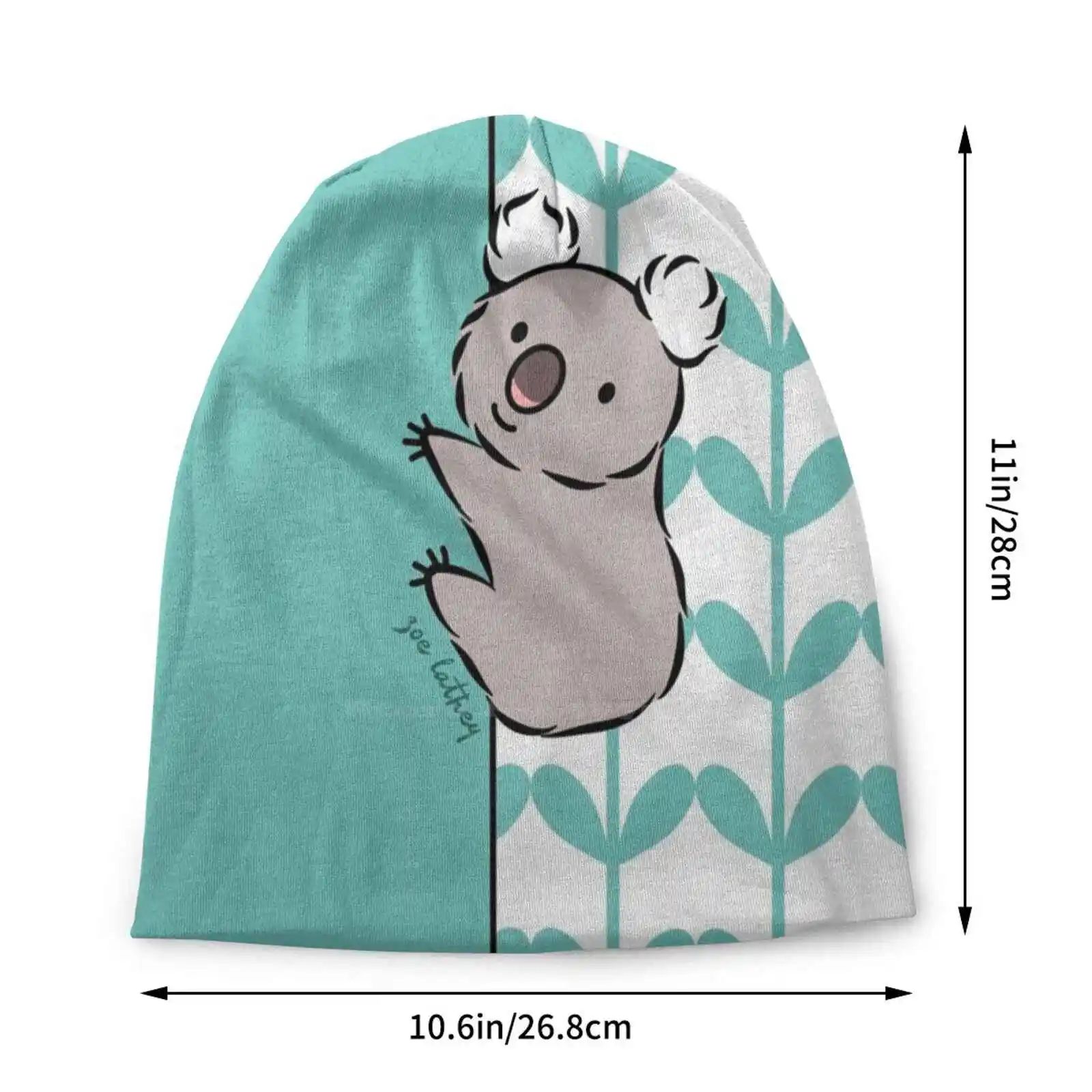 Clinging Koala Knitted Hat Warm Beanie Outdoor Caps Koala Animals Marsupials Australian Scratchy Claws Cute Cartoon Kids