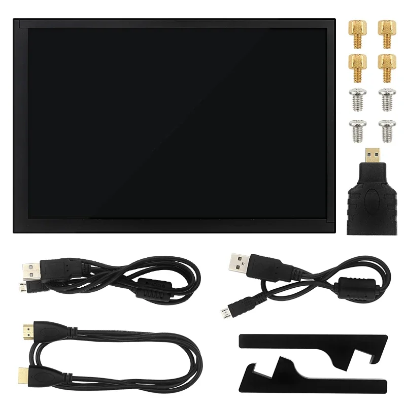 Raspberry Pi-pantalla táctil LCD IPS de 1280 pulgadas para ordenador, monitor para switch Xbox 800, compatible con HDMI, pi 10,1, 360x5/4