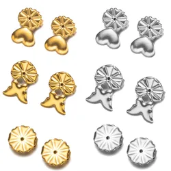 20pcs Hypoallergenic Stainless Steel Earring Lifters Backs Fixtures For DIY Heavy Earring Jewelry Making Supplies Accessories