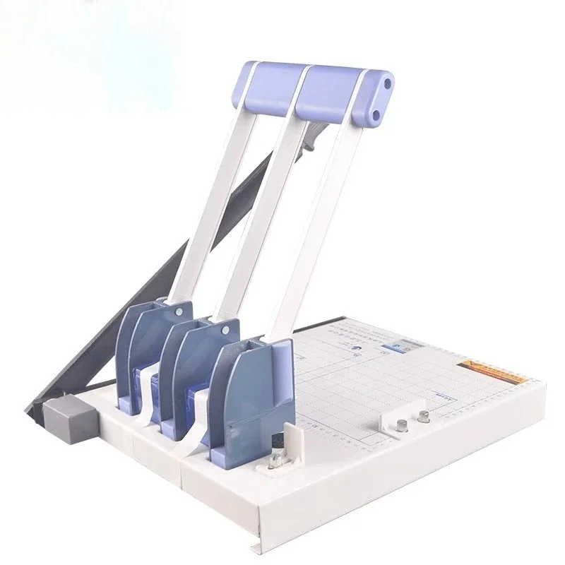 U-150DS Manual Office Punch: A multifunctional post-press machine combining a 3-hole punch and paper cutter.