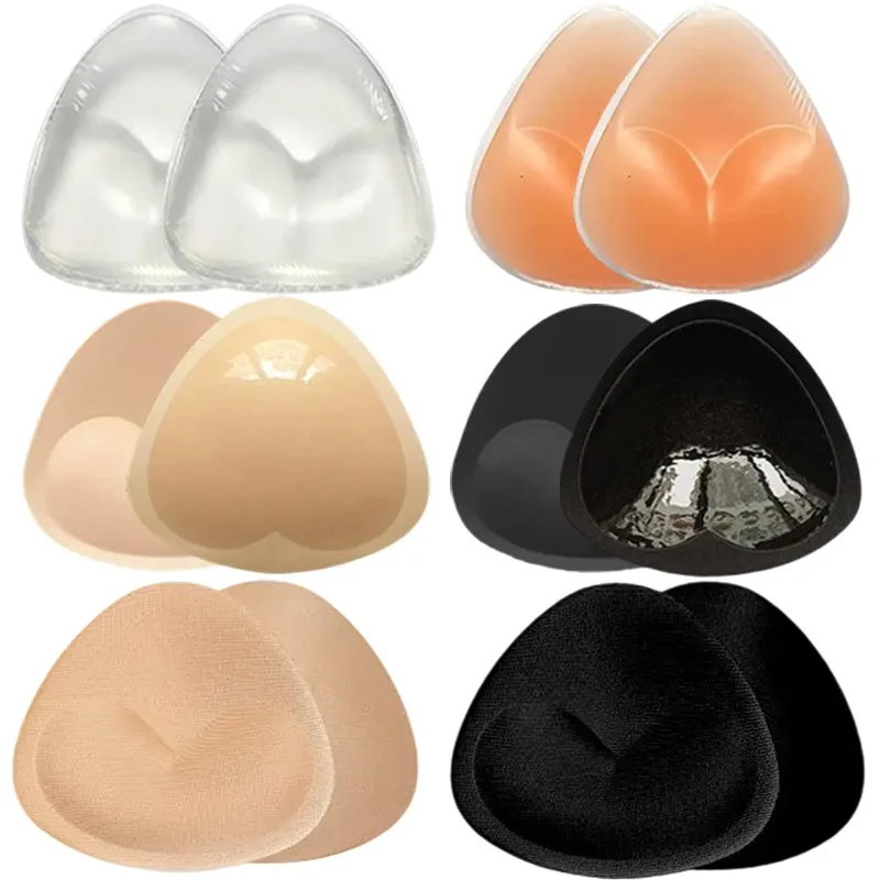 بيكيني وسادة الصدر مجموعة البكيني رفع مبطن البيكينيات ملابس السباحة النساء للنساء سيليكون سمكا تنفس الإسفنج البرازيلي الوسادة