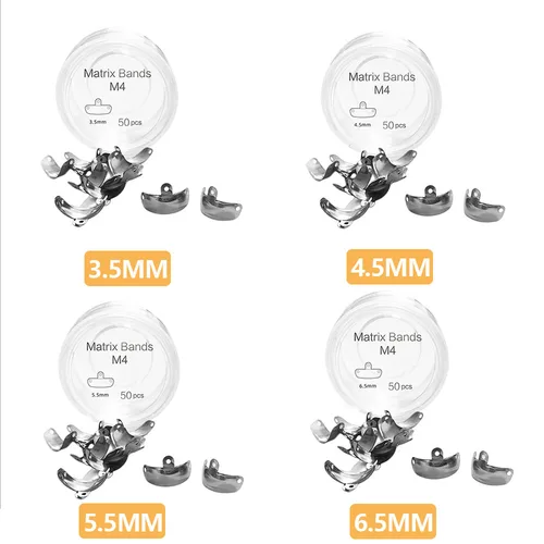 Imagen 2 del producto Bandas de matriz Dental Niti, anillo estilo guarnición, abrazadera de matriz, Clip, matrices contorneadas seccionales, Kit de plástico para dentista, herramientas de laboratorio
