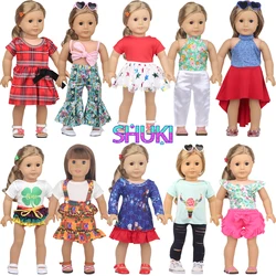 Nossa Geração Girl Doll Roupas e Acessórios, Itens Nascido bebê, 18 Polegada, American Doll Dress, Brinquedos da menina, 43cm