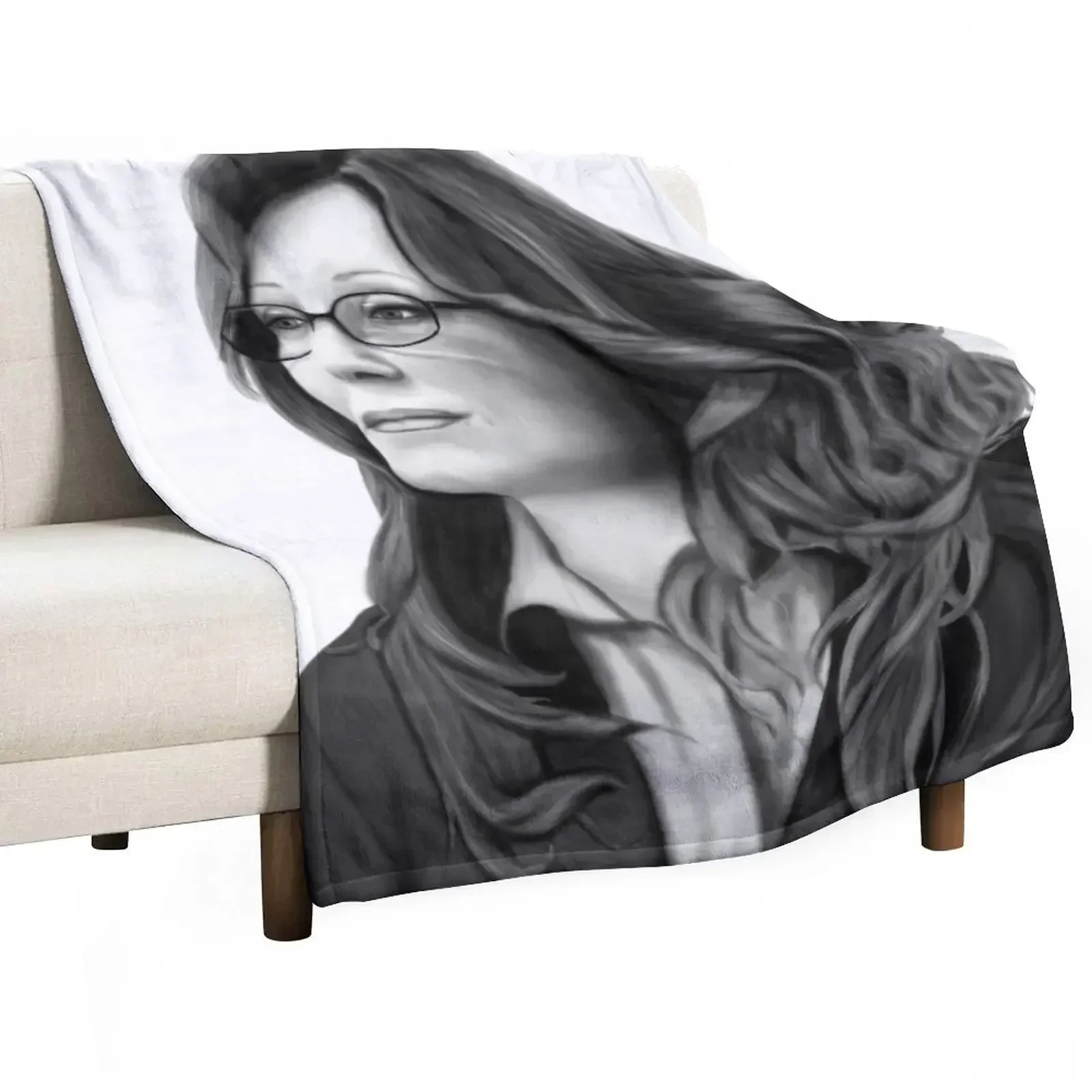Laura Roslin Throw Blanket Stuffeds Blankets For Baby Soft Beds Beautifuls Decorative Sofas Hairy Blankets