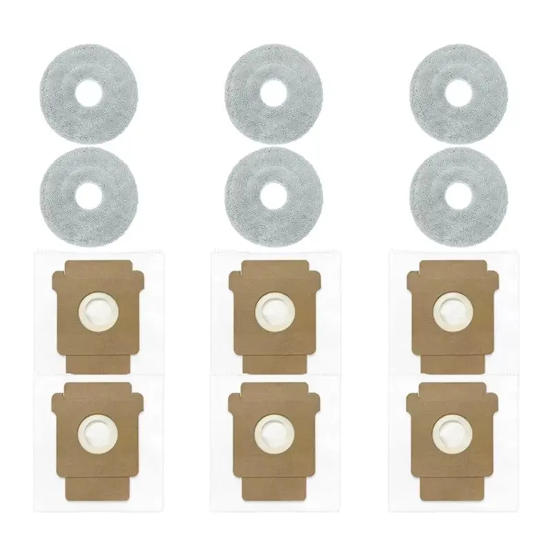Hot Selling 12PCS Vacuum Mop Cloth Dust Bag Set For Irobot Roomba