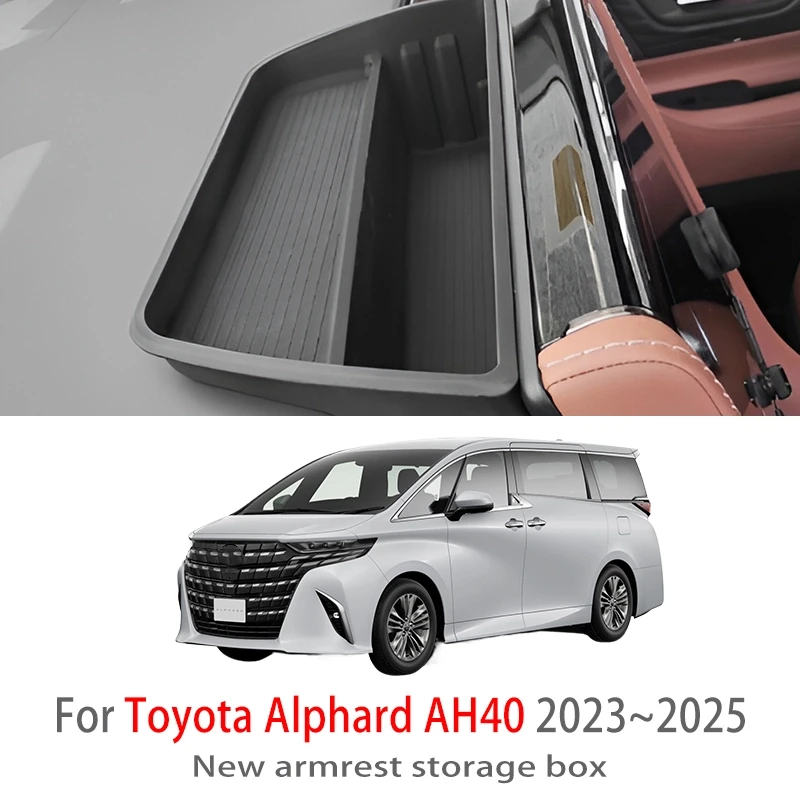

Car Accessories For Toyota Alphard AH40 2023 2024 2025 Center Console Armrest Storage Box Multifunctional Storage Box Auto Parts