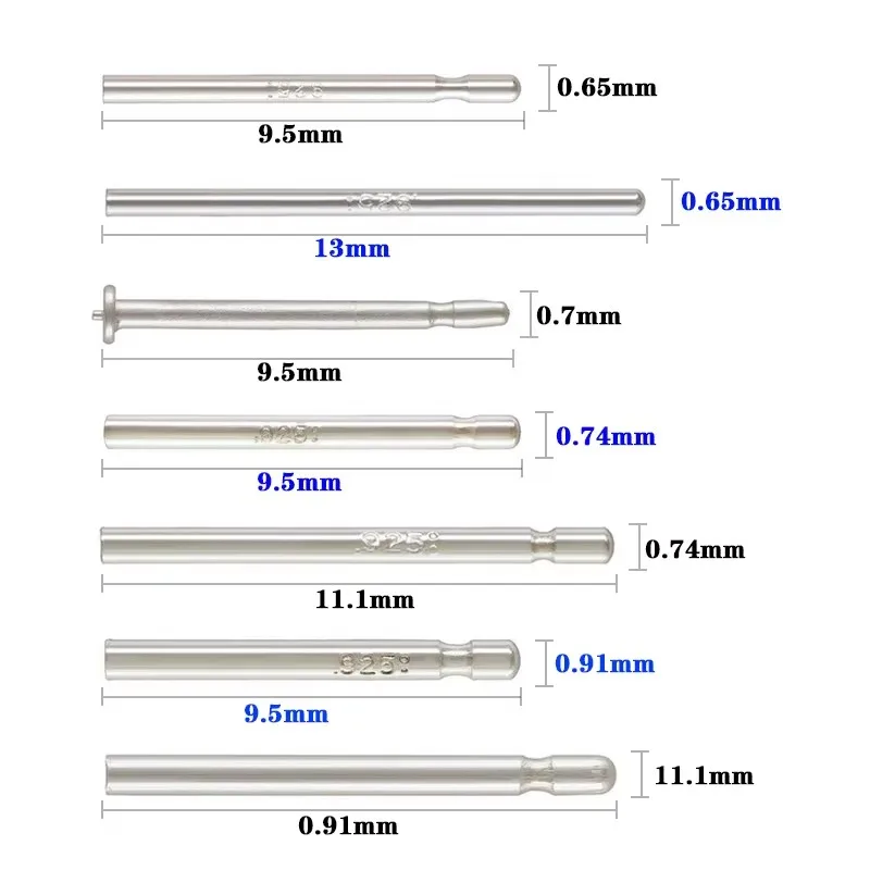 Fusion Posts Pearl Earring Posts 925 Sterling Silver Post  for Jewelry Making Earrings Accessories Jewelry Accessory