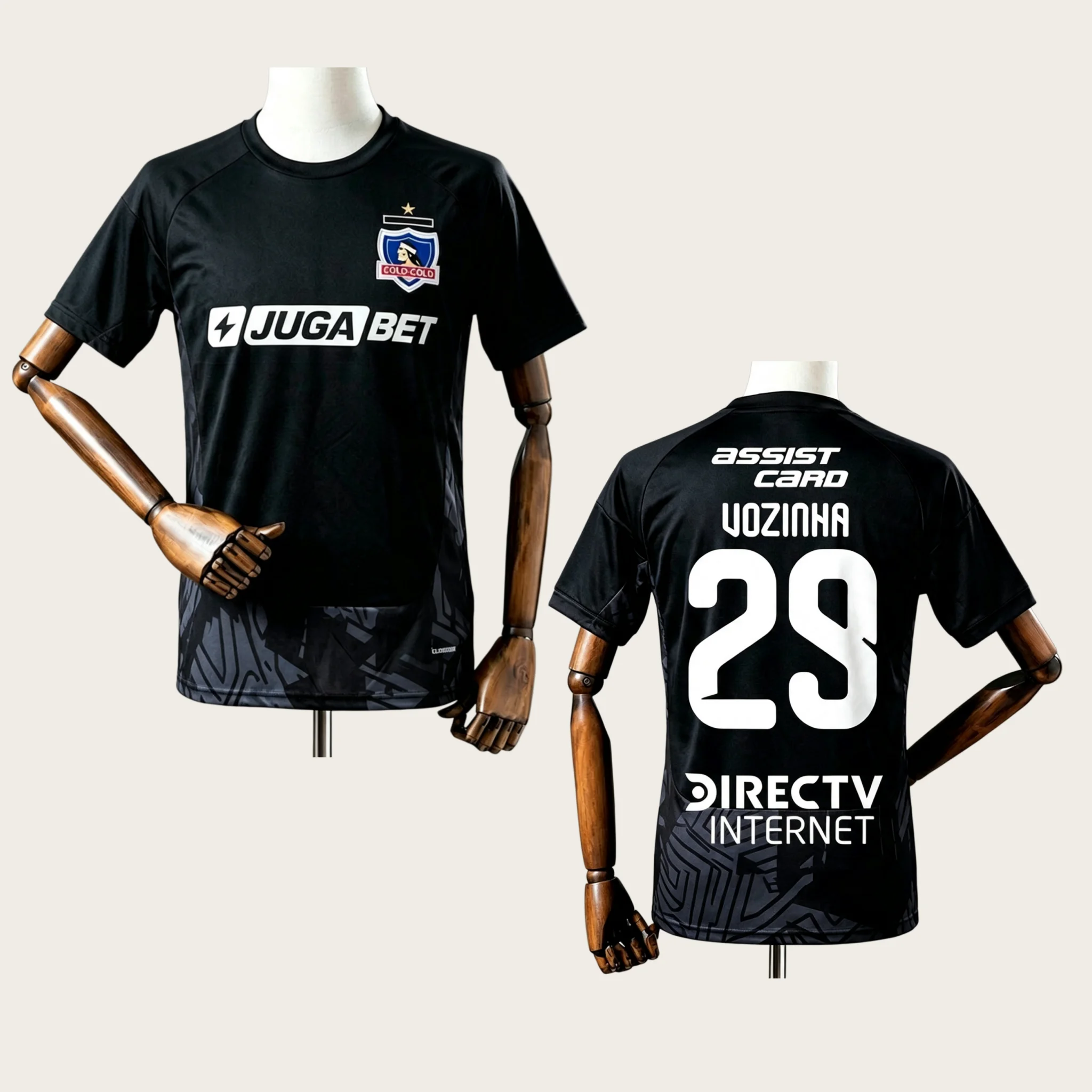 Season 26-27 Colo-Colo Vozinha 29# Football Jersey, Men Summer 3D Print Sports Football casual comfortable T-shirt