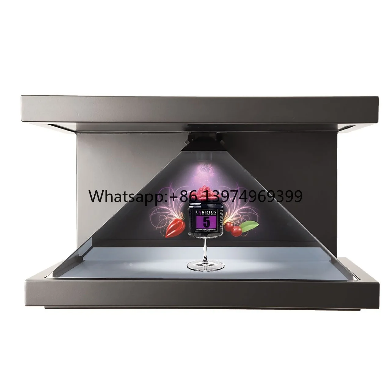 Full HD Transparent 3D Holographic Display Screen,32
