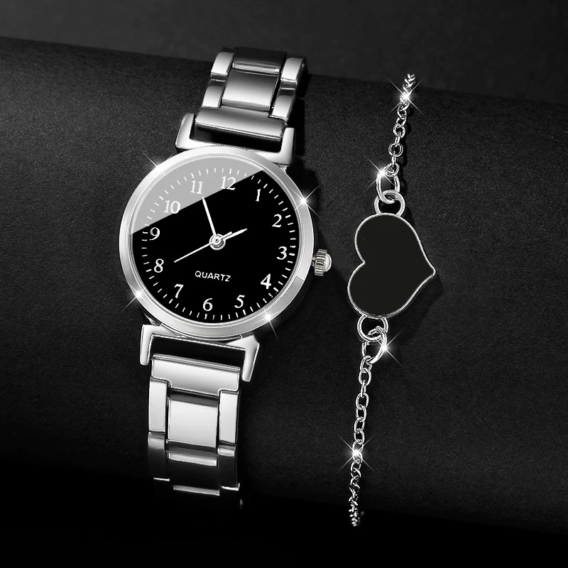 2Pcs Women's Elegant Retro Watch Set, Perfect Gift for Daily Wear, Mother's Day, Valentine's Day, Ramadan, Birthday.