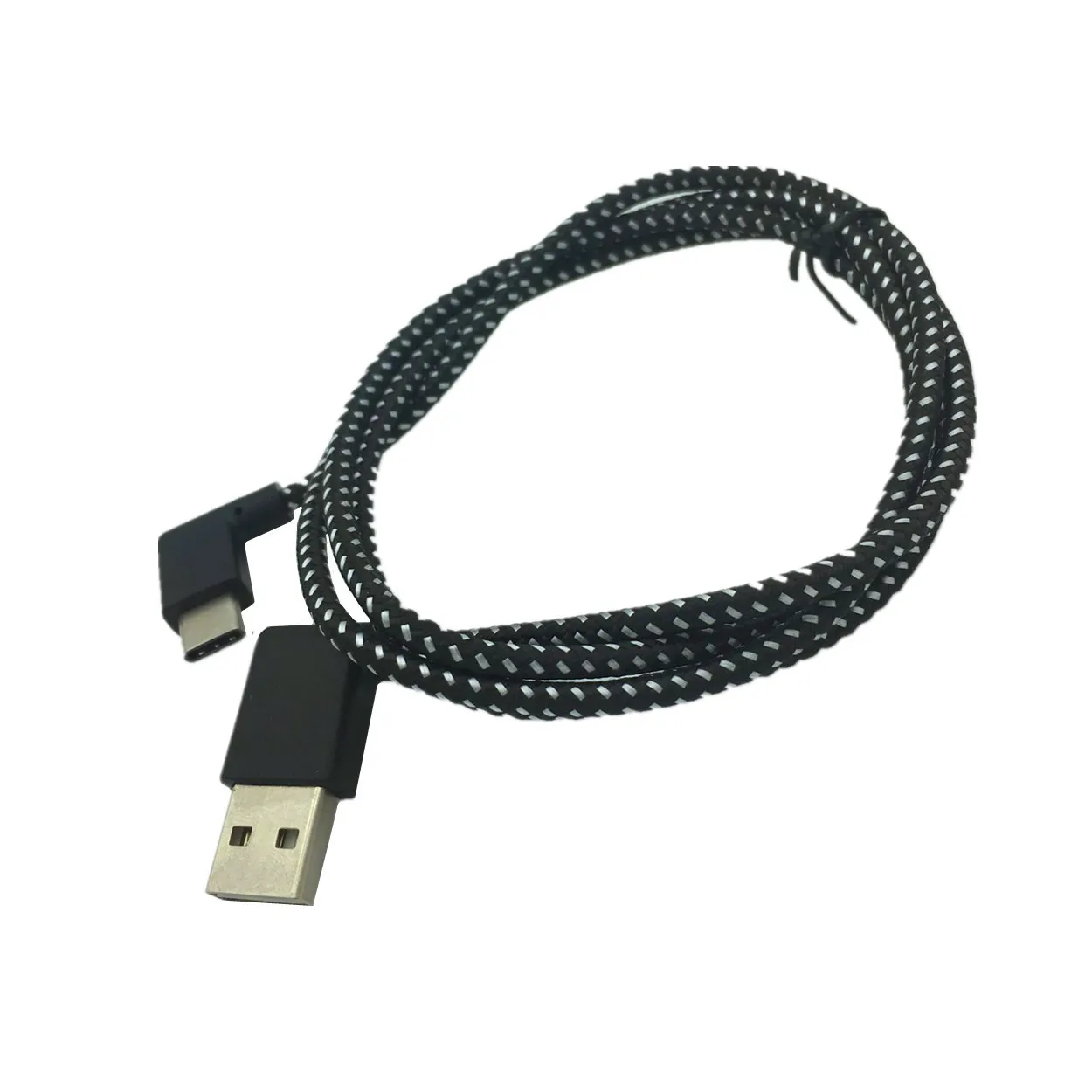 90 درجة زاوية USB2.0 (Type-A) ذكر إلى USB3.1 (Type-C) ذكر 90 درجة زاوية USB مزامنة البيانات وشحن كابل موصل 0.2 متر/1 متر/2 متر
