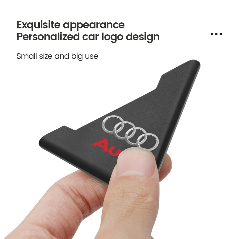 2Pcs Silicone Car Door Corner Cover Anti-Scratch Protection Stickers For Audi A4 A3 A5 A6 A1 A7 A8 Q2 Q3 Q5 Q7 Q8 RS S Line RS