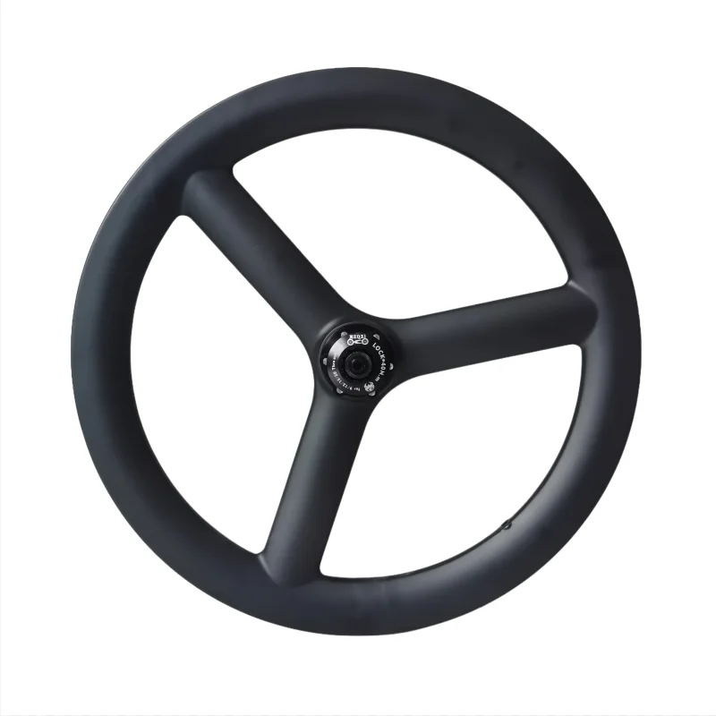 

20-дюймовое карбоновое велосипедное колесо серии 406 с вертикальным 3-спицевым дизайном, ширина 25 мм, глубина 40 мм