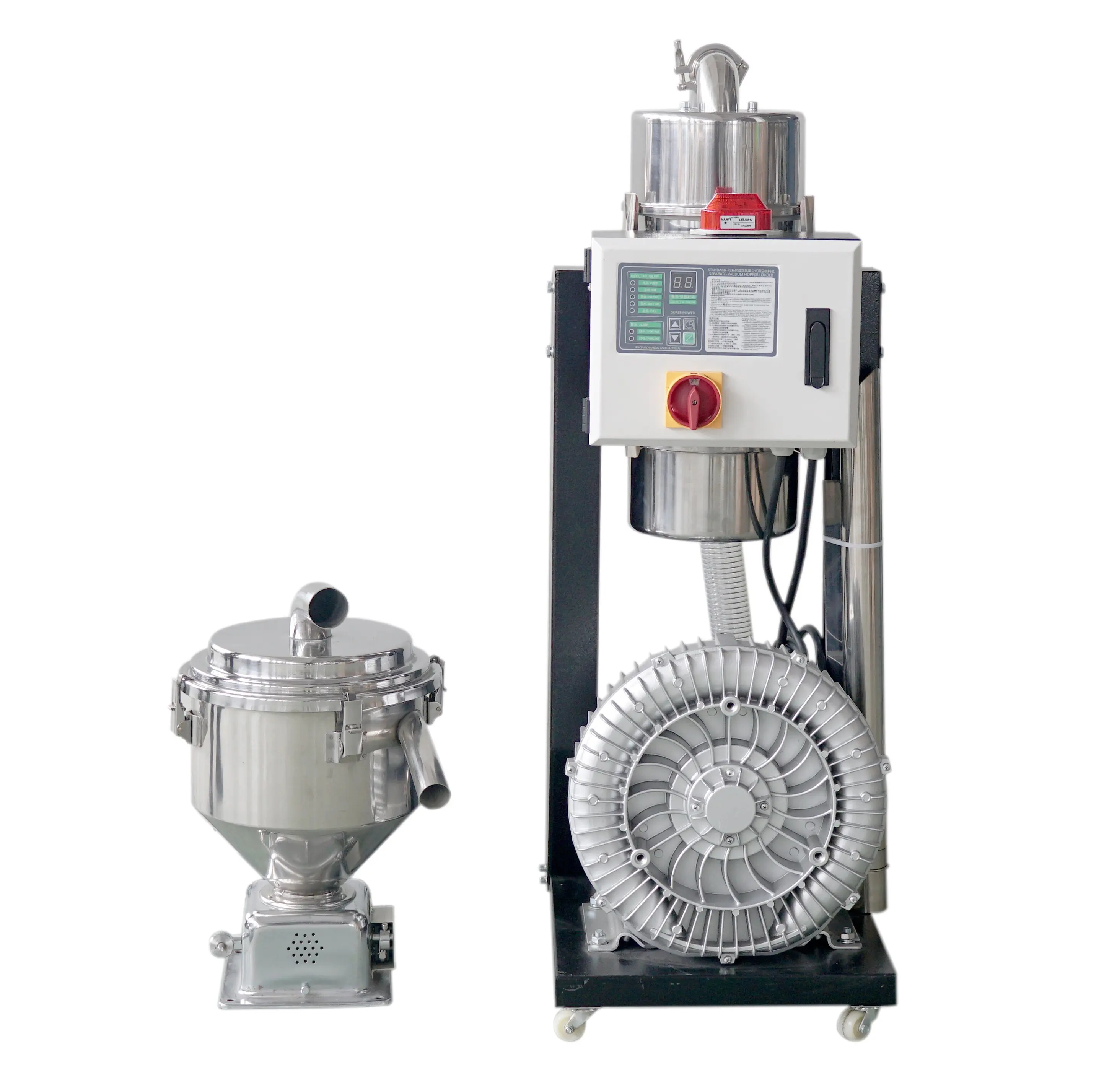 PE Pellets Loader Suction Machine Plastic Raw Material Loader