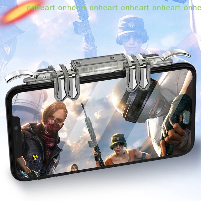 [C]Triggers For Cell Phone PUBG Shooter Gamepad Free Fire Cellular Gamer Cell Triggers For Mobile - view 5