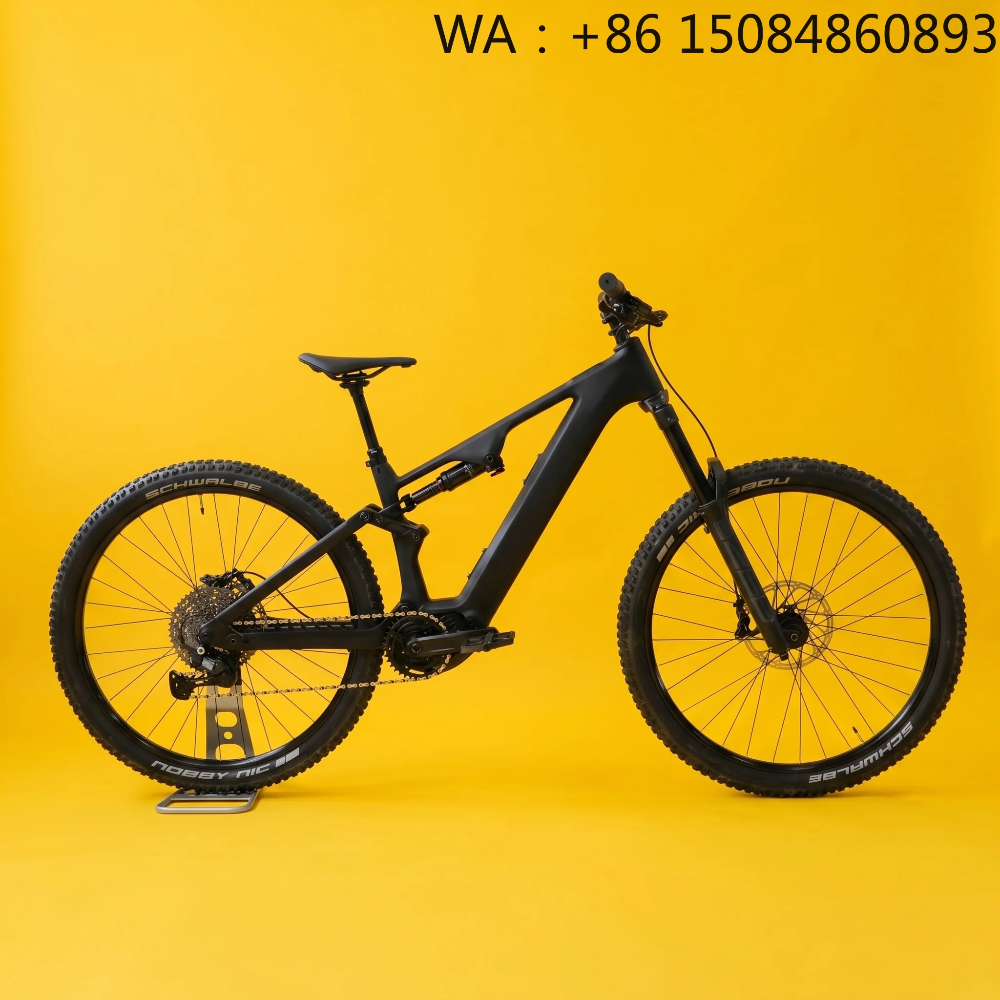 VTT électrique 29er pour la pratique agressive, en fibre de carbone, suspension intégrale, moteur central, VTT électrique tout-terrain