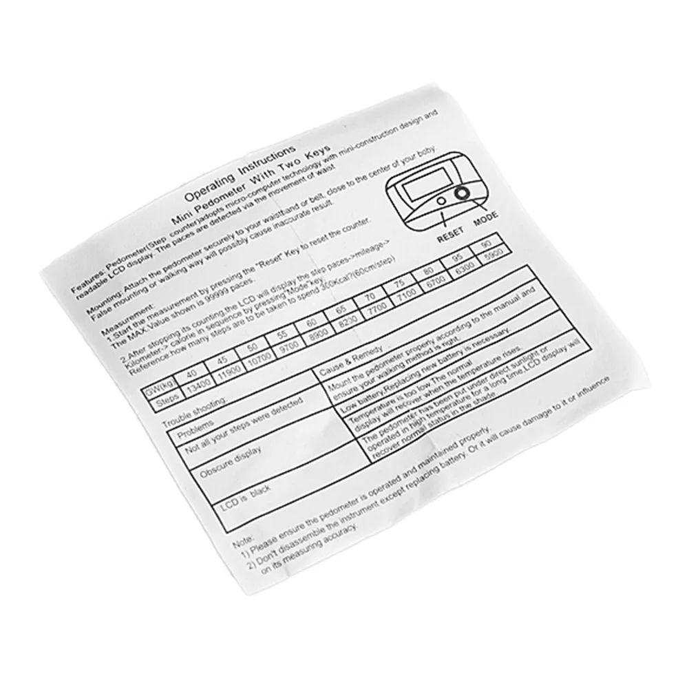 عدادات السعرات الحرارية الإلكترونية الصغيرة متعددة الوظائف LCD الرقمية تشغيل عداد الخطى حزام كليب دقيق 3 أوضاع العد للرجال والنساء #3