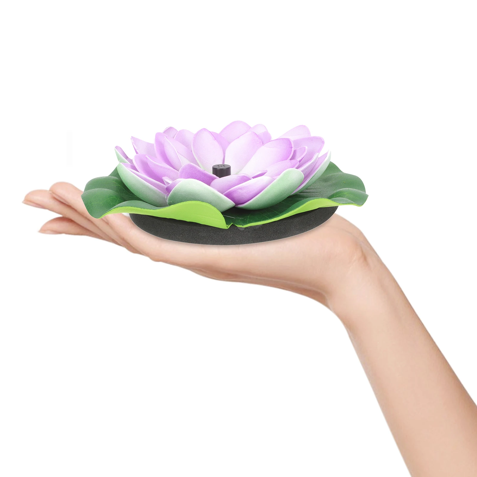 

1Set Solar Floating Lotus Fountain Outdoor Garden Pond Decoration Landscape Solar Water Lily Fountain Pump Landscape Ornament